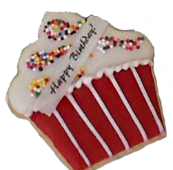Happy Birthday cookie for Birthday Club