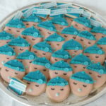 Blue baby cookies